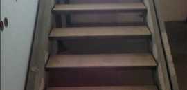 Бетонная лестница на тетивах